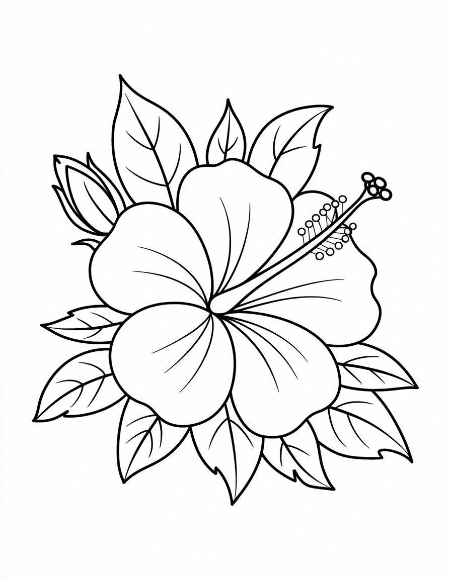 Tropical Hibiscus